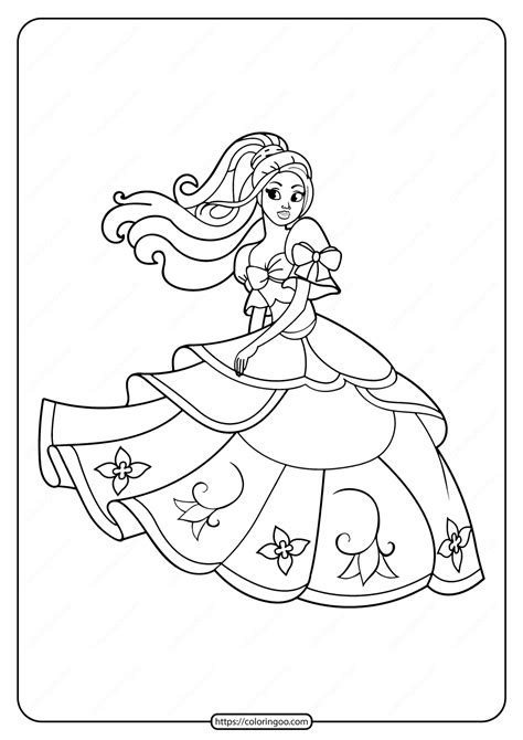 printable princess  coloring pages