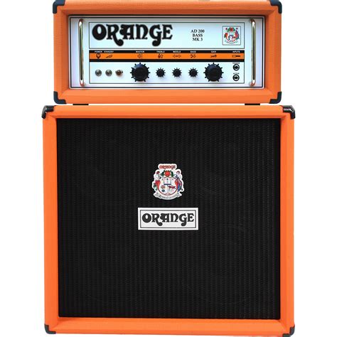 orange amplifiers ad series adb  tube bass amp head orange musicians friend