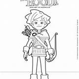 Robin Hood Sherwood Mischief Coloring Pages Tv Hellokids sketch template