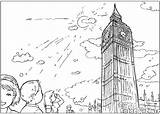 Ben Colorare Inglaterra Colorkid Londra Kolorowanki Kolorowanka Bambini Londres London Unido Reino Malvorlagen Torre Anglia Colorir England Wembley Bandera Royaume sketch template