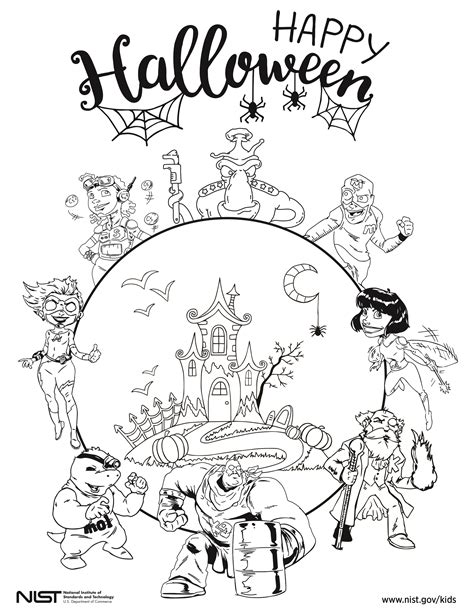 halloween coloring sheet