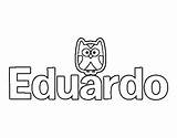 Eduardo sketch template