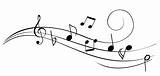 Notes Music Drawings Musical Cliparts Clipart Line Song Pretty Designs Cool sketch template