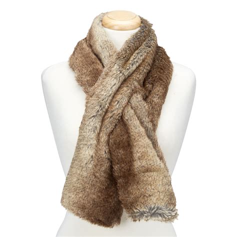 super soft faux fur stole elegant and luxurious this