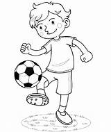Soccer Player Coloring Pages Print Color Kids sketch template