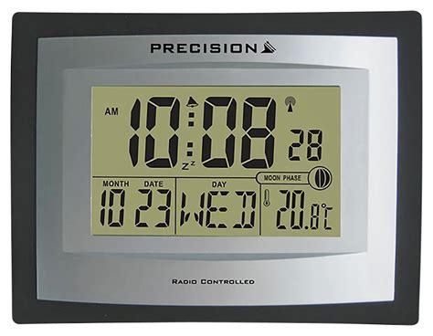 review  precision lcd radio controlled clock