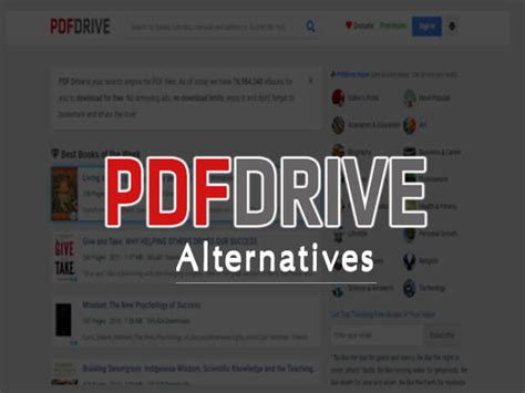 similar websites  pdfdrive alternatives