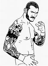 Randy Orton Drawing Clipartmag Wwe sketch template