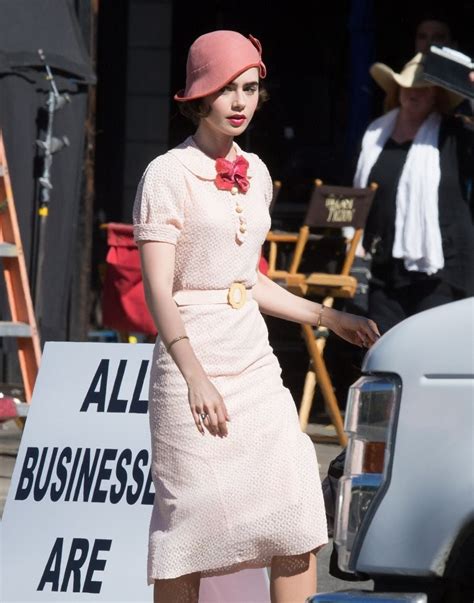 lily collins and matt bomer perform on the set of the last tycoon zimbio