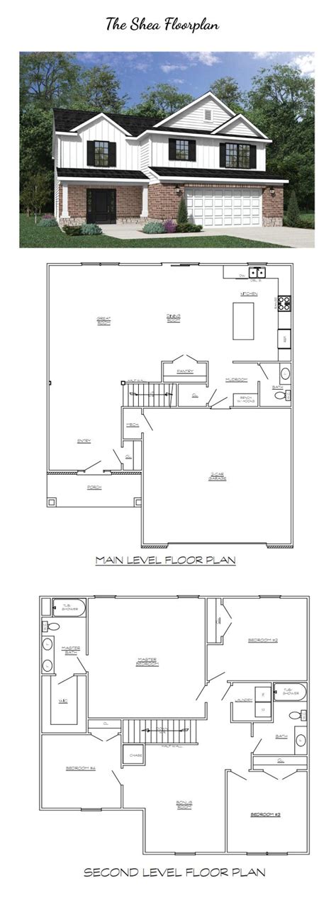 shea floorplan floor plans model homes building   home