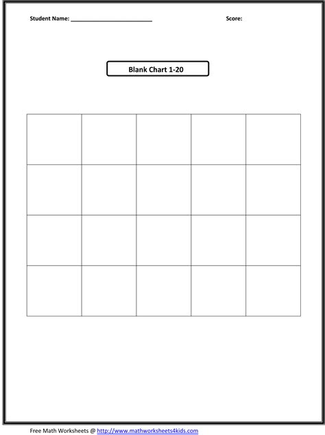 images  writing numbers   worksheet blank number chart