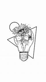 Drawings Sketches Cute Aesthetic Easy Tumblr Tattoo Flower Pencil Broken sketch template