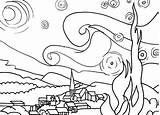 Starry Getdrawings Coloringhome sketch template