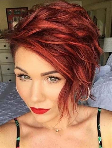 Short Red Haircut Best Hairstyles
