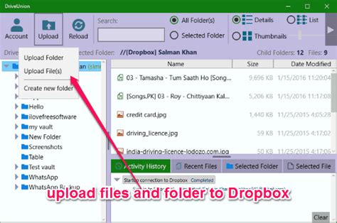 dropbox uploader  windows