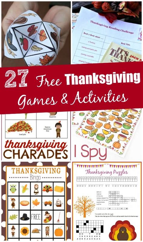 printable thanksgiving games  adults kids edventures