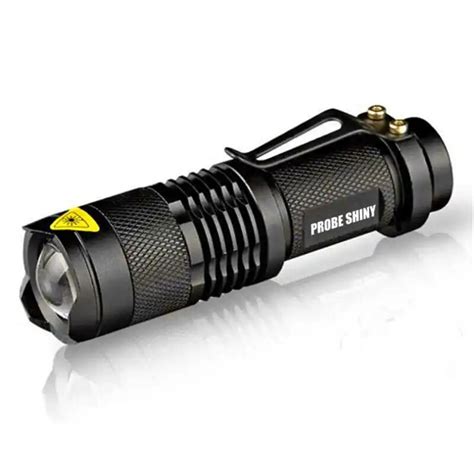 super bright mini  led flashlight torch adjustable focus led torch zoom light lamp powerful