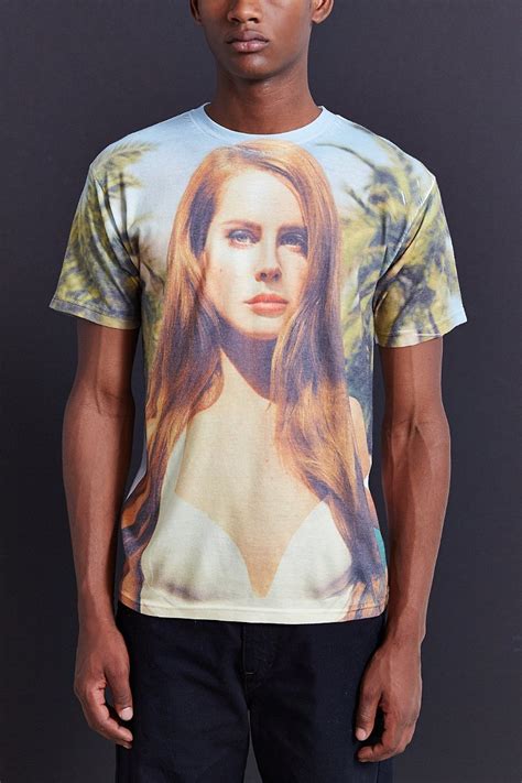 Urban Outfitters Cotton Lana Del Rey Paradise Tee For Men