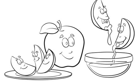 rosh hashana coloring pages rosh hashanah  hebrew school