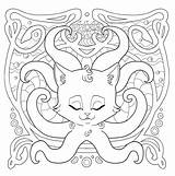 Coloring Tentacle Kitty Tpb Book Horse Comics Dark sketch template