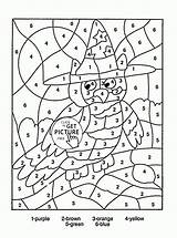 Coloring Number Color Pages Kids Printable Worksheets Math Halloween Numbers Addition Owl Grade Sheets Printables Education Colouring Colour Coded Multiplication sketch template