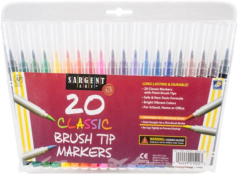 classic brush tip markers pkg walmartcom
