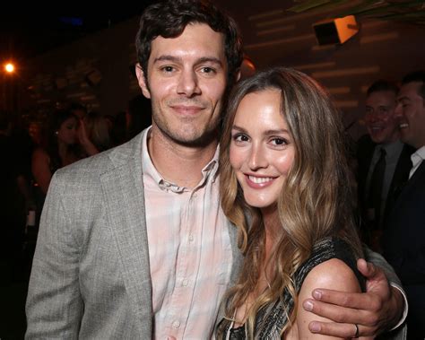 leighton meester husband adam brody make adorable appearance