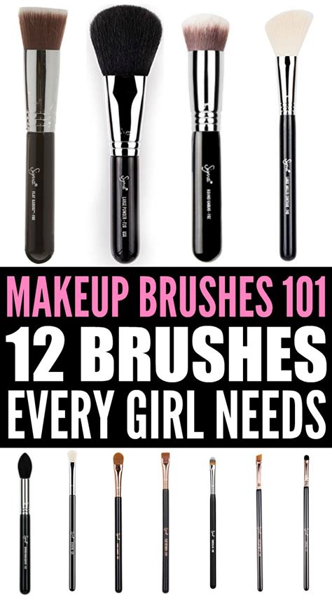 makeup brushes 101 12 makeup brushes every girl needs