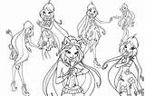 Winx Coloring Club Pages Believix Sketches Fanpop Print Kidsfree Flora Popular Books sketch template
