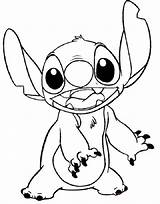 Stitch Coloring Pages Printable Disneyclips Via sketch template