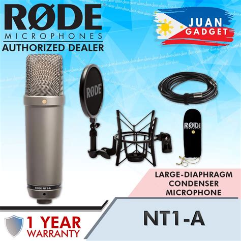 rode nt  large diaphragm condenser microphone single jg superstore shopee philippines