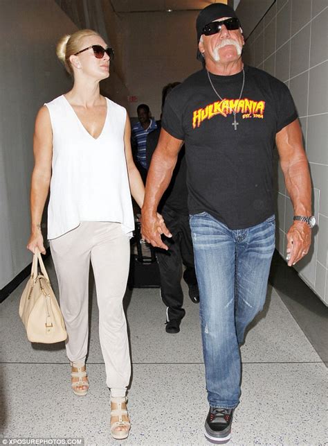 Hulk Hogan Holds Wife Jennifer Mcdaniel S Hand As They