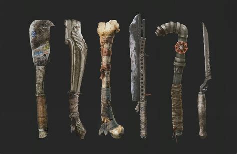 concept art   weapons      craft  dying light    shown