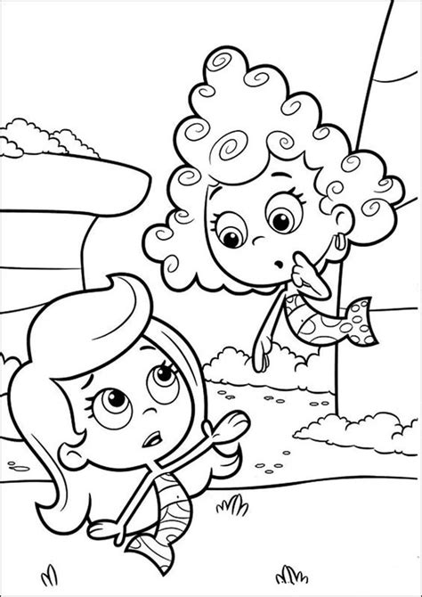 easy  print bubble guppies coloring pages   bubble