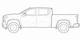Silverado Cab Chevy Camaro Tahoe Gmauthority Sponsored sketch template