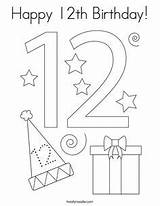Coloring Birthday Pages Noodle Twisty sketch template