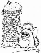 Furby Adults sketch template