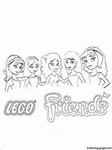 Coloring Friends Pages Lego Getdrawings sketch template