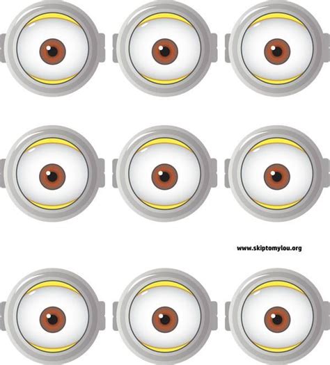 Free Printable Minion Goggles For Drinking Cups Minion Party Minion