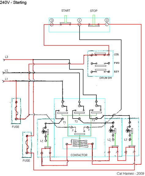 wiring diagram allen bradley contactor