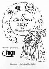 Carol Coloring Christmas Pages Drawing Book Popular Getdrawings sketch template