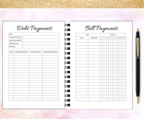 small business planner printable small business planner etsy small