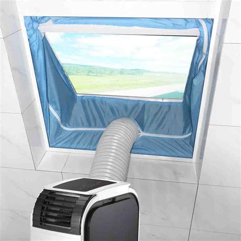portable air conditioner window vent della  btu portable air conditioner led air
