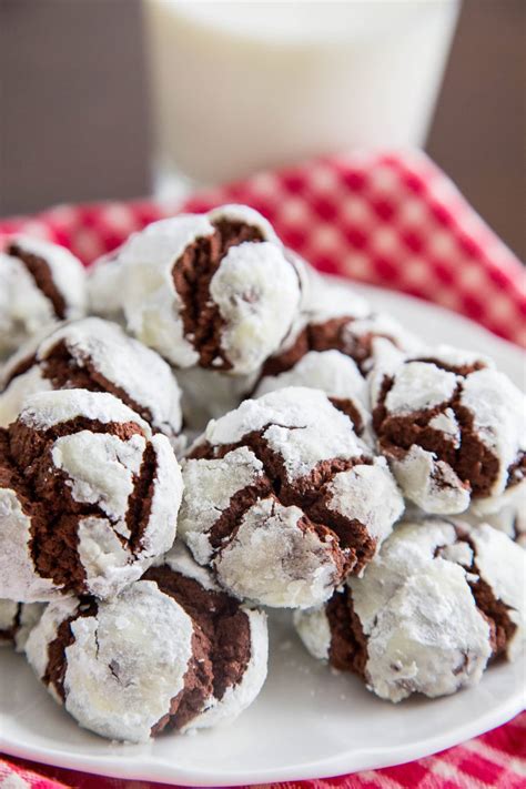 recipe chocolate crinkle cookies kitchn
