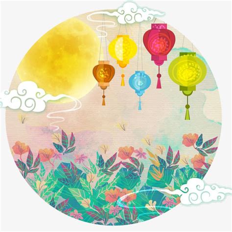 mid autumn festival illustration mid autumn festival happy mid