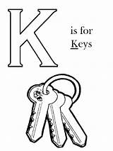 Coloring Key Pages Sheets Alphabet Letter Keyboard Lock Printable Heart Keys Color Drawing Skeleton Print Calligraphy Kids Clipart Trombone Getdrawings sketch template