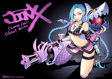 jinx league of legends wallpaper jinx desktop wallpaper