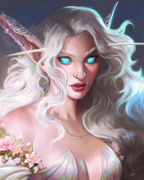 🔻aehlios🔻commissions Open On Twitter Rt Artbyclaina Night Elf In