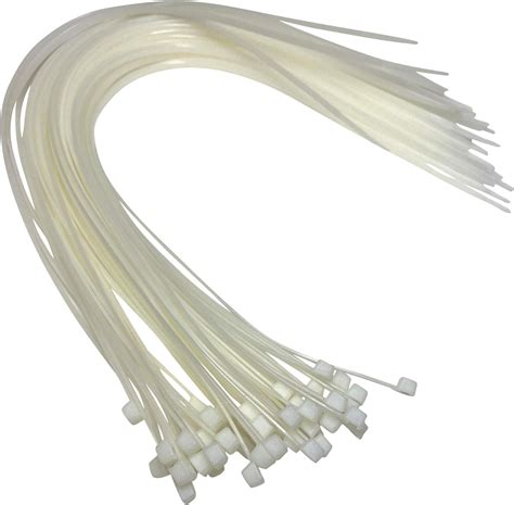 natural plastic cable ties long  wide extra large zip ties wrap