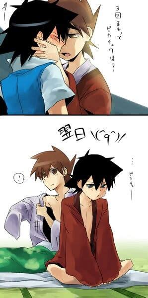 68 best red x blue images on pinterest ash mindful gray and shounen ai